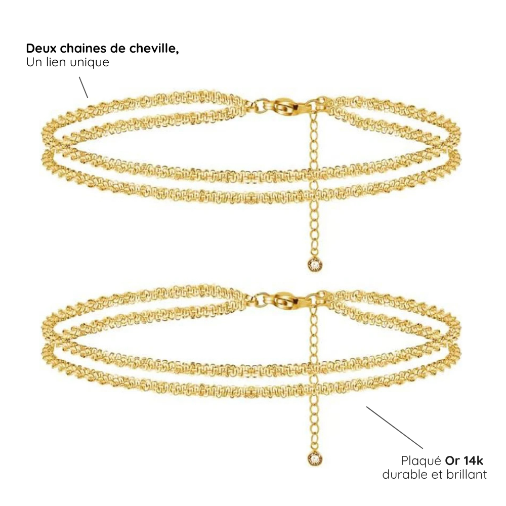 SOFIA - Duo Chaines de Chevilles